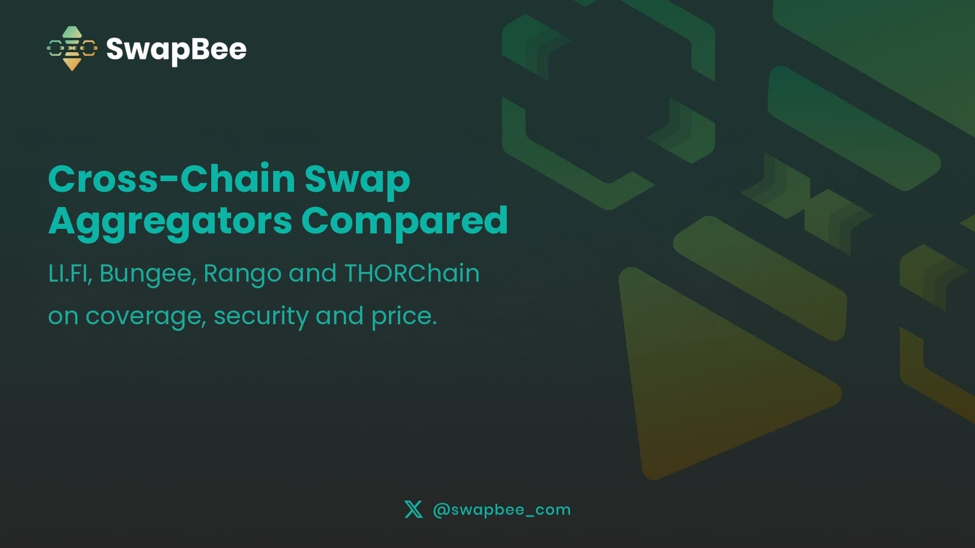 Cross-Chain Swap Aggregators Compared: LI.FI, Bungee, Rango and THORChain